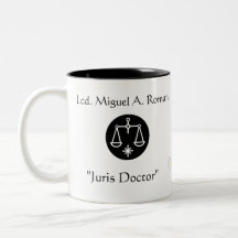 "Juris Doctor"Thanks-Customise Mug
