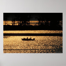 Jus' Fishin' on the Ol' Mississippi Poster
