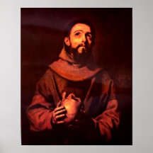 Jusepe de Ribera - St Francis of Assisi Print