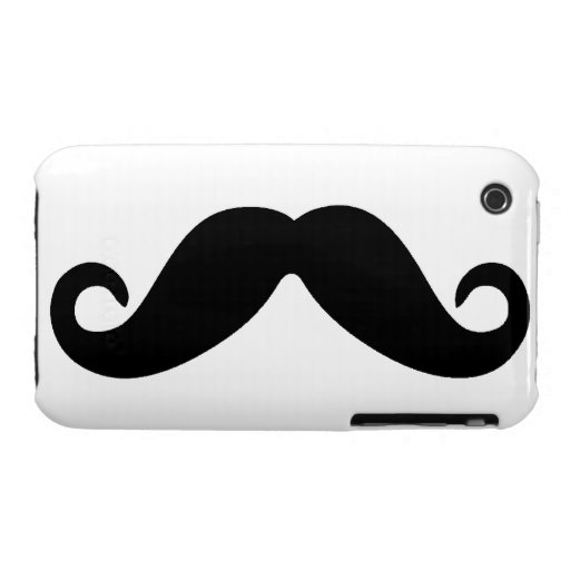 Just A Moustache iPhone case iPhone 3 Case