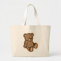Just a Teddy Bear Canvas Bags