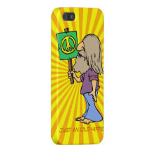 Just an old hippie-sunburst background iphone case iPhone 5 covers