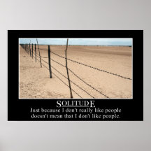 Just because I don't like people doesn't mean (S) Print
