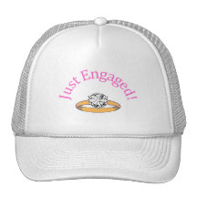 Just Engaged (Diamond) Mesh Hats
