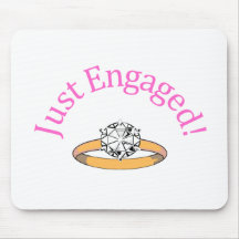 Just Engaged (Diamond) Mousepad