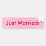 Just Married Bumper Sticker