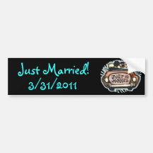 Just Married Bumper Stickers