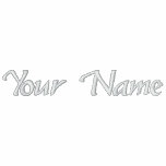 Just Married Customisable Embroidered Hoodie
