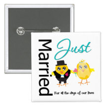 Just Married For All The Days of Our lives Pin