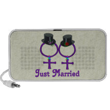 Just Married Formal Lesbian Speaker
