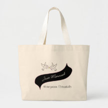 Just Married Honeymoon Essentials Tote Bag