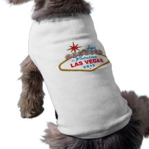 Just Married In Fabulous Las Vegas 2012 Vegas Sign Dog T Shirt