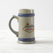 Just Married In Fabulous Las Vegas 2012 Vegas Sign Coffee Mug