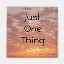 Just One Thing Magnet