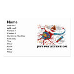 Just Pay Attention (Neuron / Synapse) Business Card Template