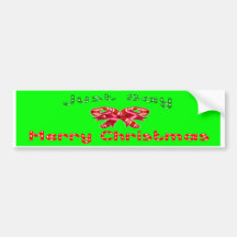 Just Say Merry Christmas - bumper sticker