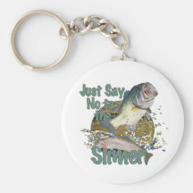 Just say no to the slimer keychains