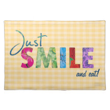 Just SMILE moJo placemat