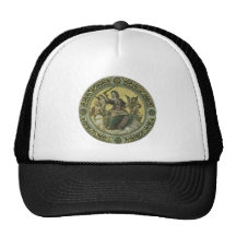 Justice by Raphael, Vintage Renaissance Art Hat