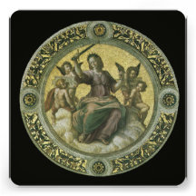 Justice by Raphael, Vintage Renaissance Art Personalized Invite