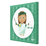 Justice Girl Gallery Wrap Canvas