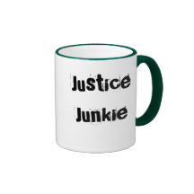 Justice Junkie - Lawyer or Judge Nickname Coffee Mugs