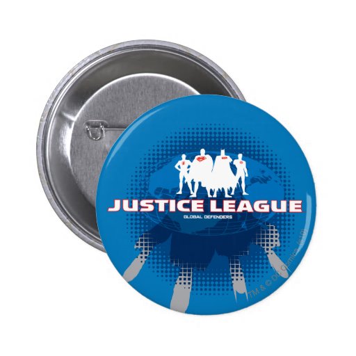 Justice League Global Defenders Button