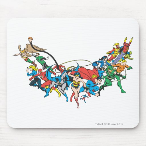Justice League of America Group 2 Mouse Pads