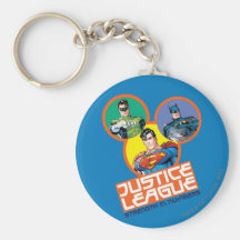 Justice League "Strength in Numbers" Key Chain