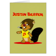 Justin Beaver Card