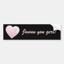 Jwenn yon geri! Bumper Sticker