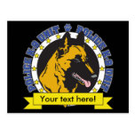 K9 Belgian Malinois Postcard