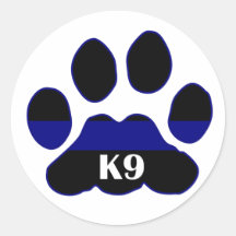 K9 Blue Line Sticker