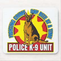 K9 German Shepherd Bite Mousepads