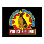 K9 German Shepherd Bite Postcard