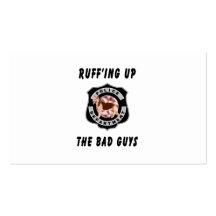 K9 Police Dog Business Card
