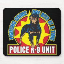 K9 Rottweiler Bite Mouse Pads