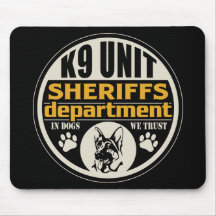 K9 Unit Sheriff's Department Mouse Mat