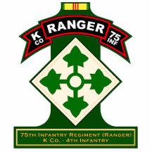 K Co, 75th Infantry Regiment - Ranger, Vietnam Acrylic Cut Outs