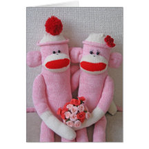 K&K Sock Monkeys Card