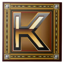 K Monogram Premium Best viewed large. see notes Tile