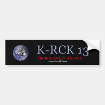 K-Rock bumper sticker 1