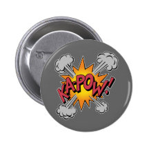 Ka Pow! Cartoon Buttons