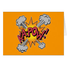 Ka Pow! Cartoon Greeting Cards