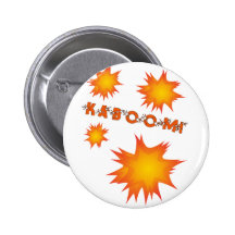 KABOOM by Chillee Wilson Pinback Button