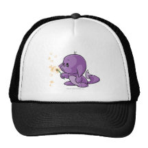 Kacheek Purple Trucker Hat