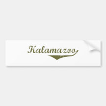Kalamazoo  Revolution t shirts Bumper Sticker
