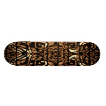 Kaleidoscope Brown Skateboard
