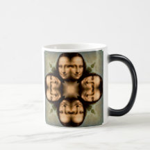 Kaleidoscope Mona Lisa Coffee Mug
