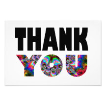 Kaleidoscope Thank You Photo Print